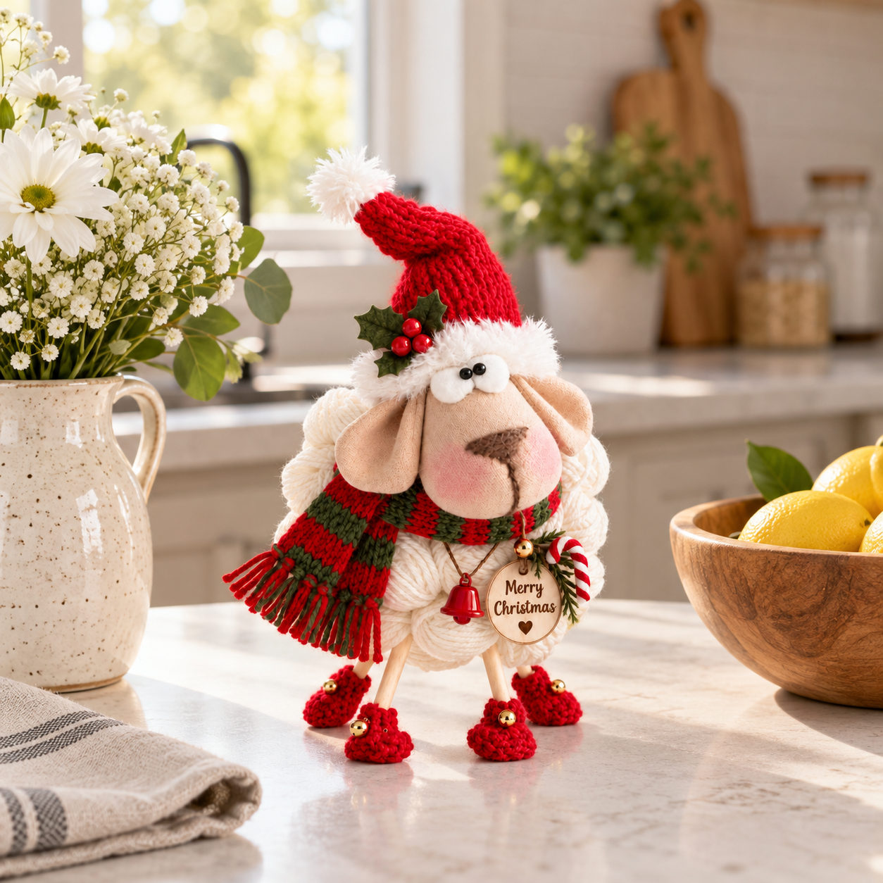 🎄Christmas Knitted Sheep Tabletop Decoration