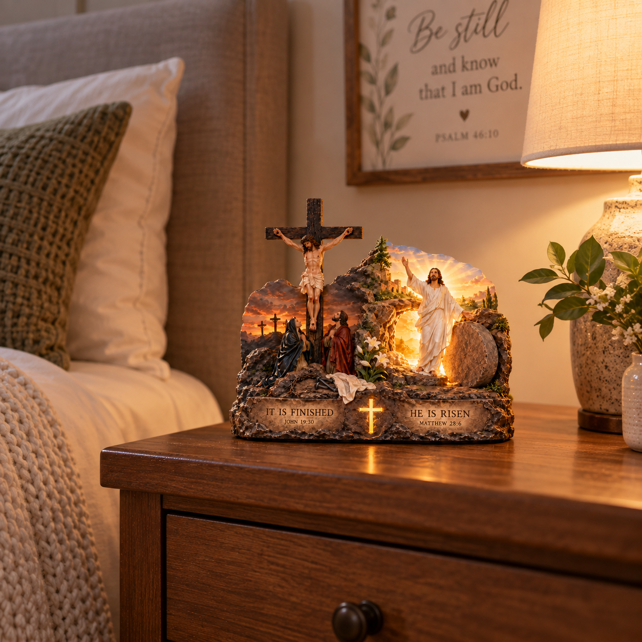 Jesus Crucifixion & Resurrection Christian Decor✝️