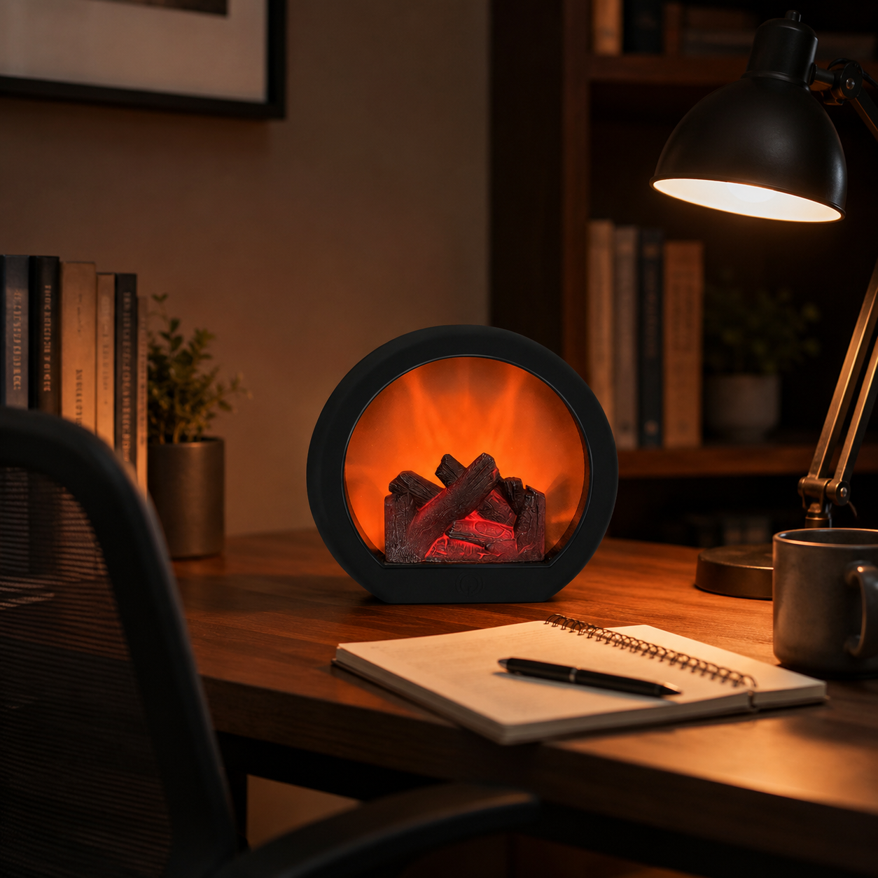 🔥 Fireplace Night Light for Home Decor ✨