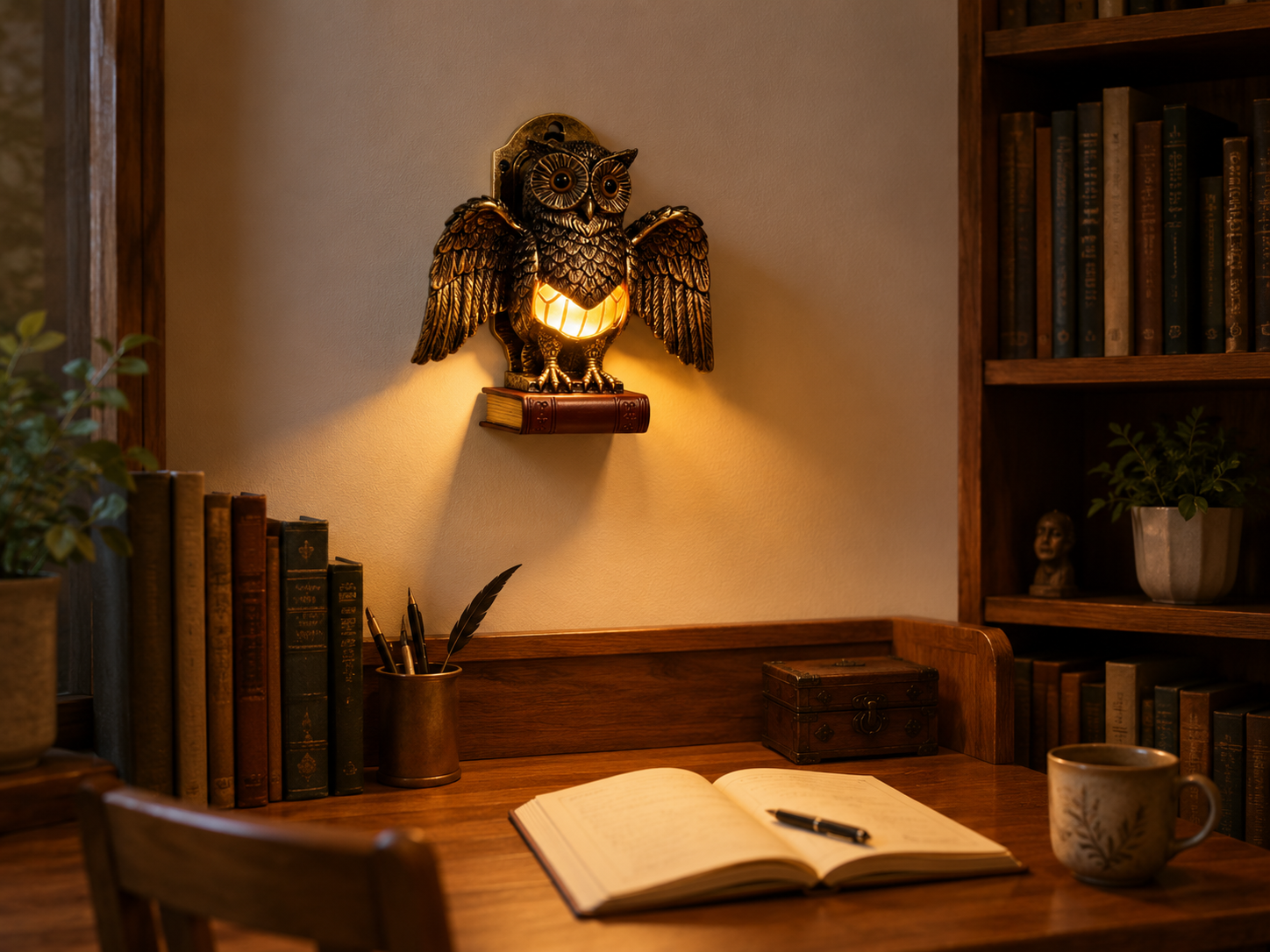 🦉 Owl Wall Night Light