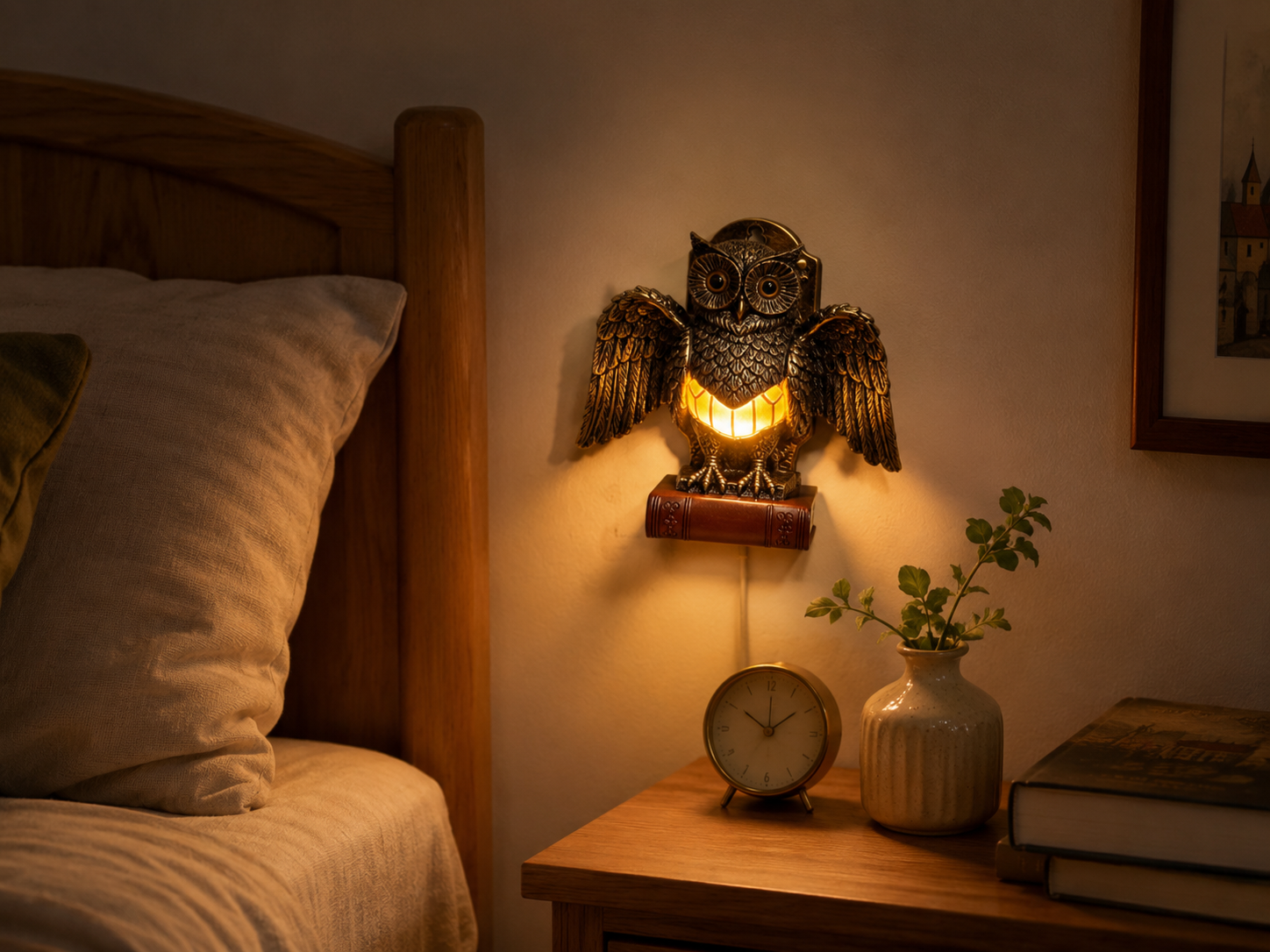 🦉 Owl Wall Night Light