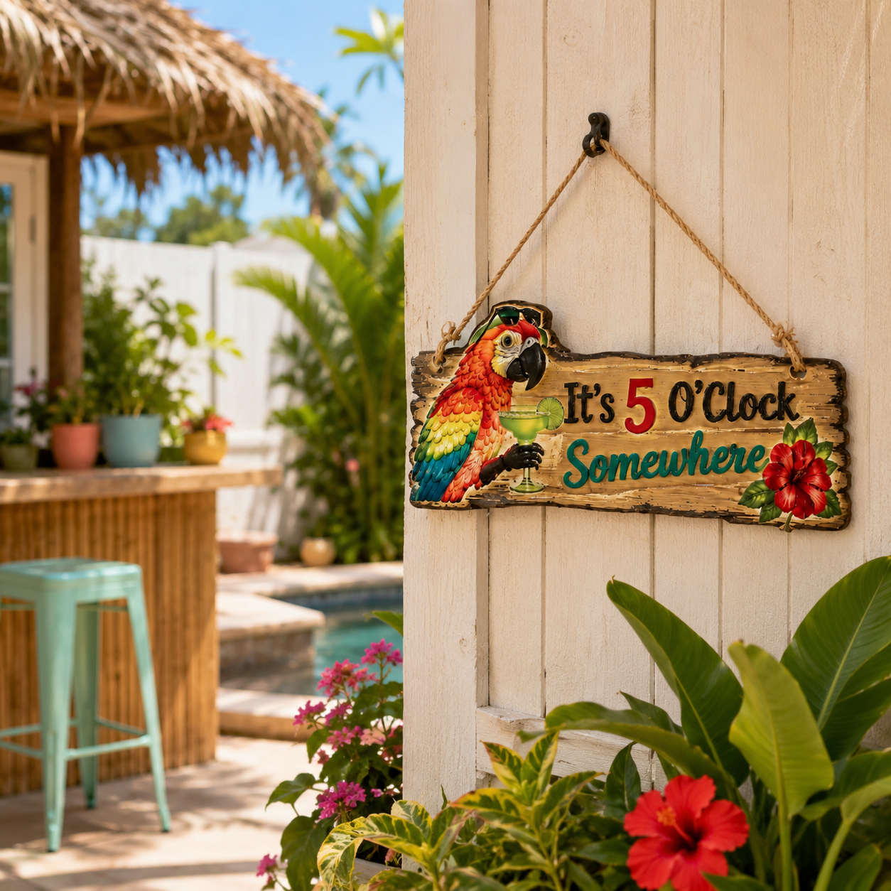 Light Up Your Outdoor Space with Tropical Charm 🦜