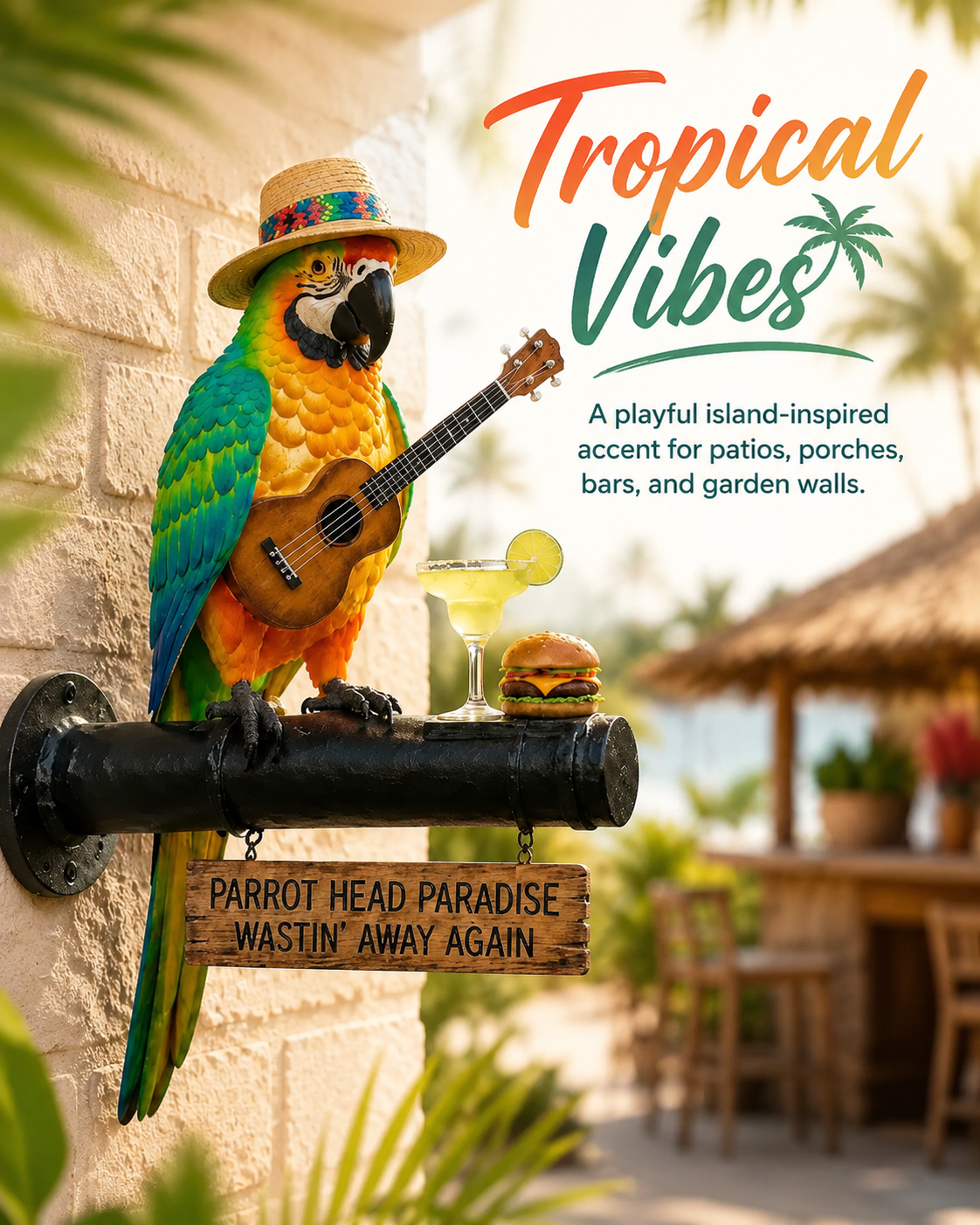 🦜 Tropical Parrot Decor