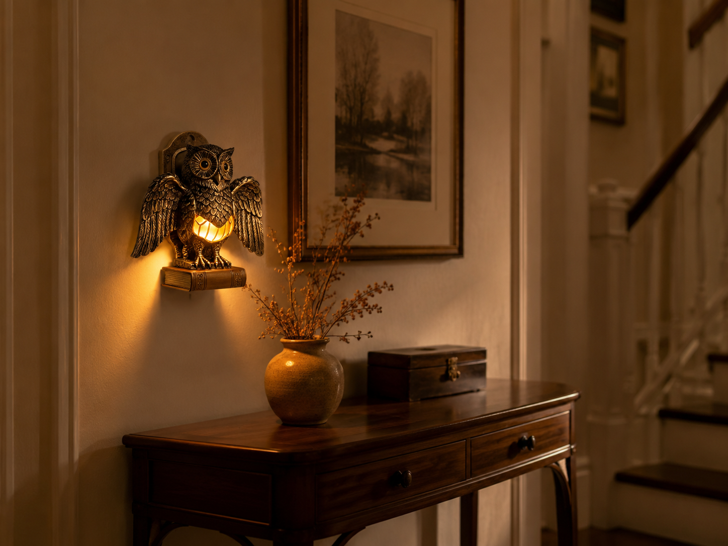 🦉 Owl Wall Night Light