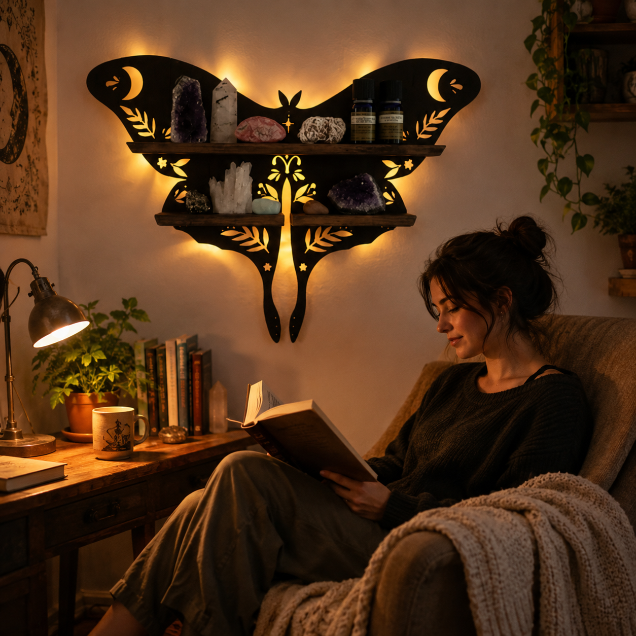🦋 Butterfly Wall Shelf