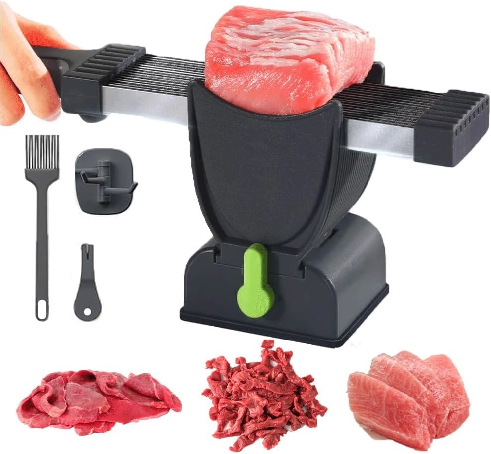 Multi-Functional Meat Slicer Slice, Shred & Cube Effortlessly