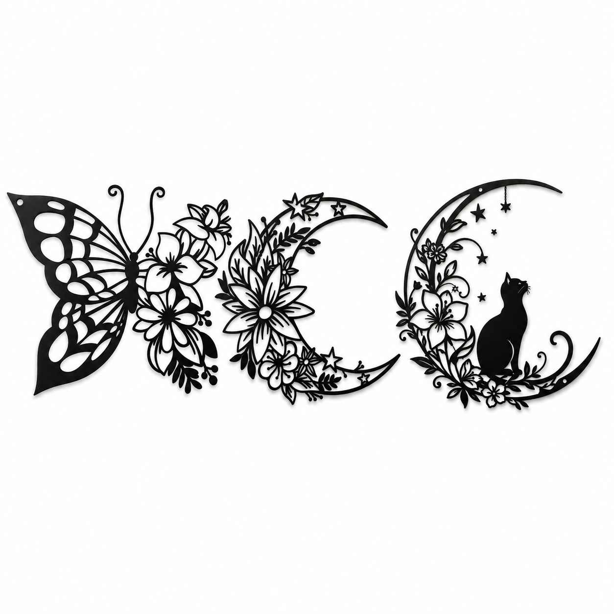 🐈 Moon Cat Wall Decor