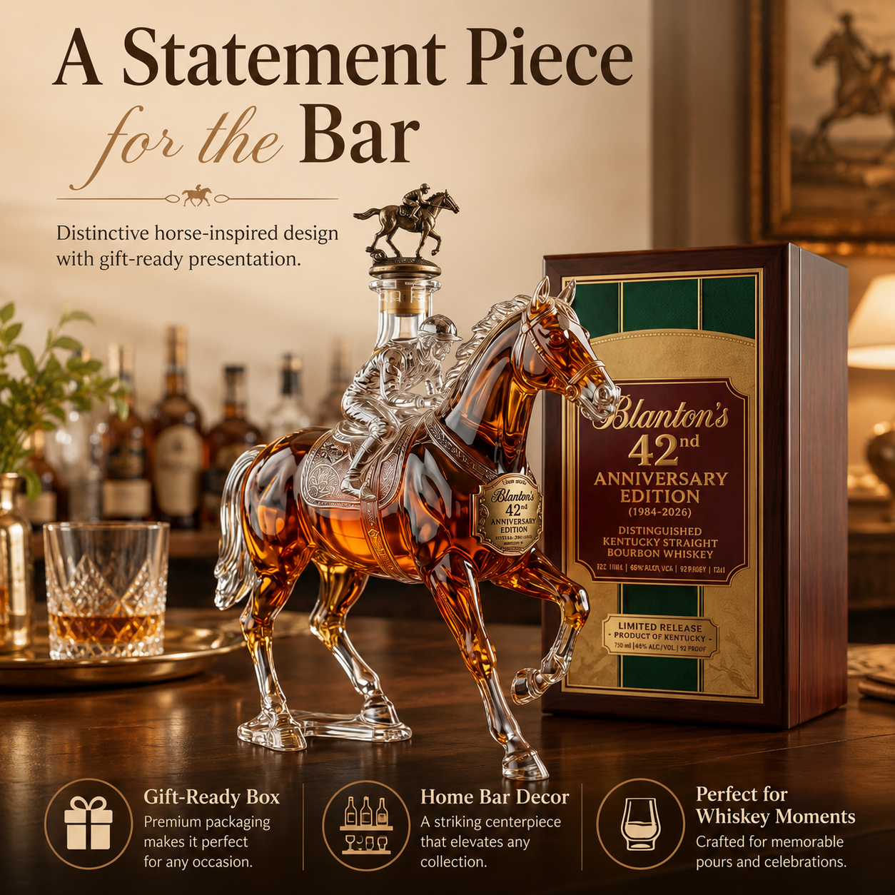 🐎 Vintage Horse Decanter