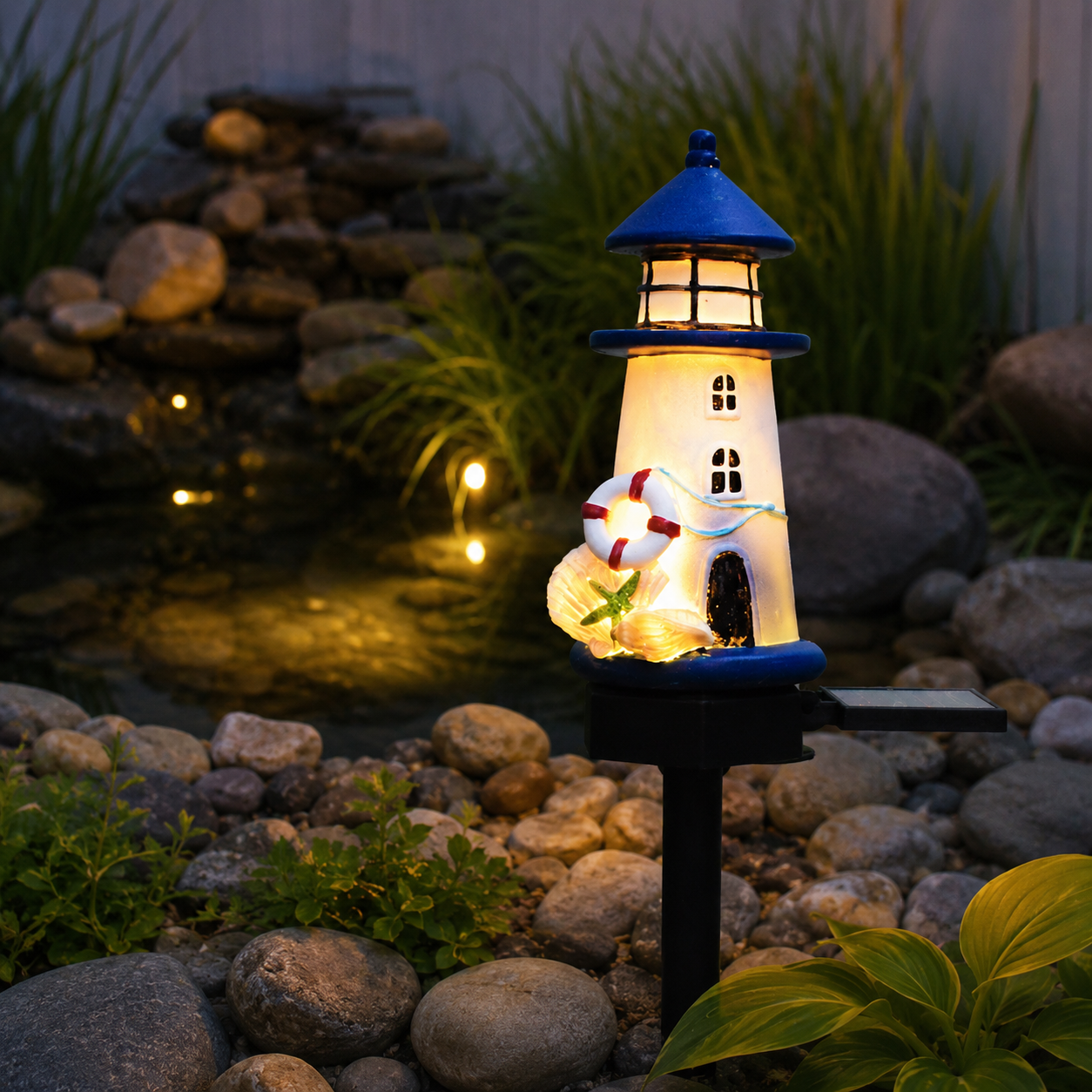 🌊 Solar Lighthouse Garden Lights for Outdoor Decor ✨