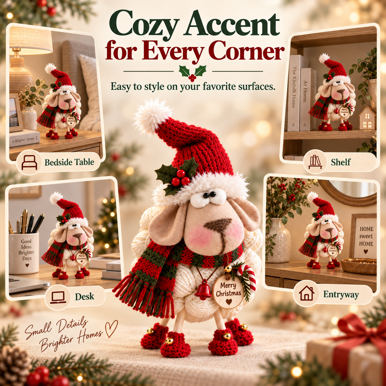 🎄Christmas Knitted Sheep Tabletop Decoration