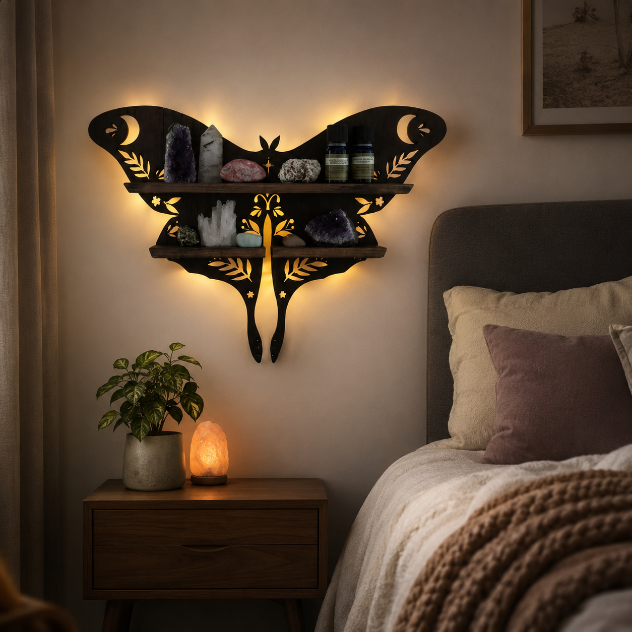 🦋 Butterfly Wall Shelf