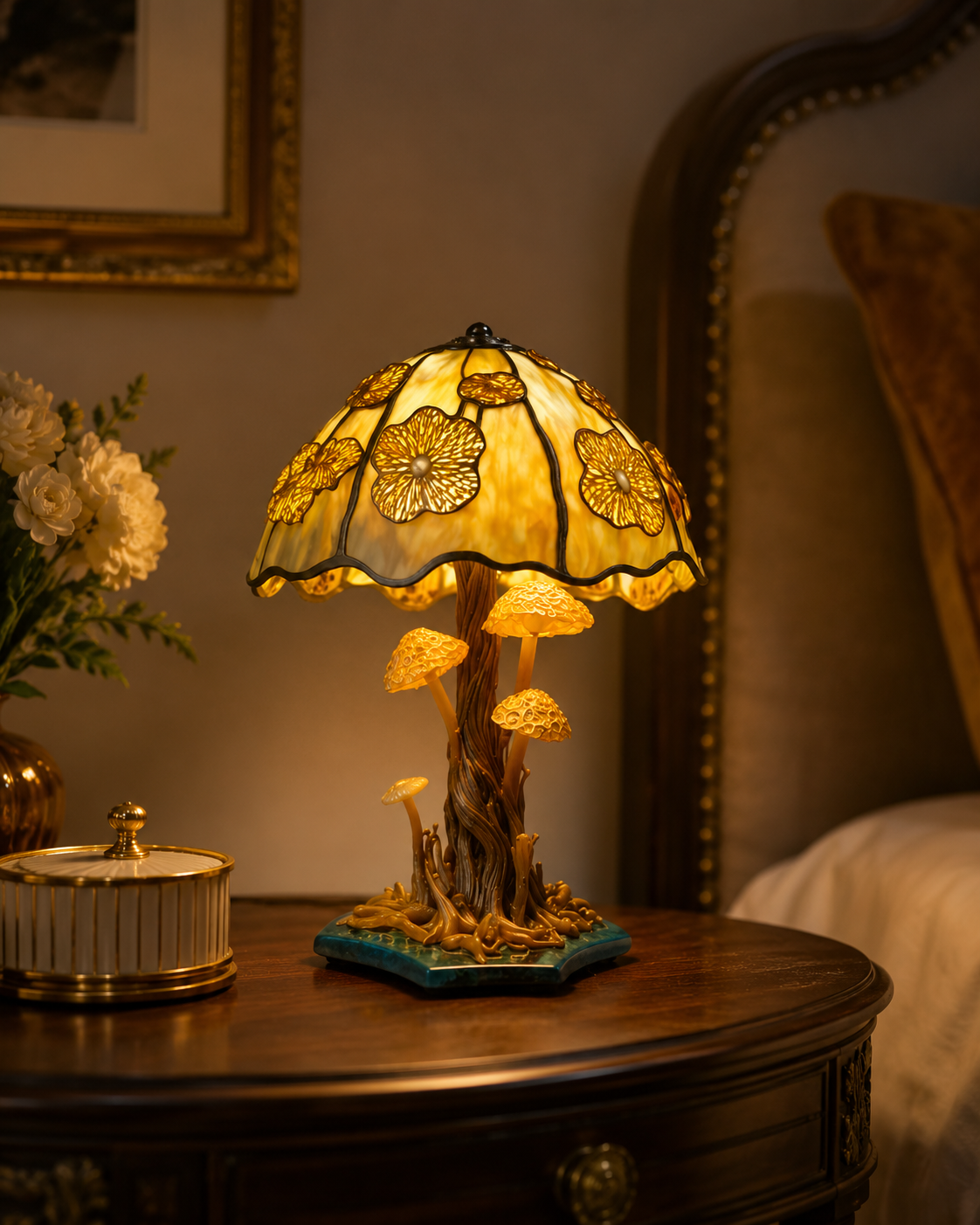 🍄 Colorful Mushroom Table Lamp