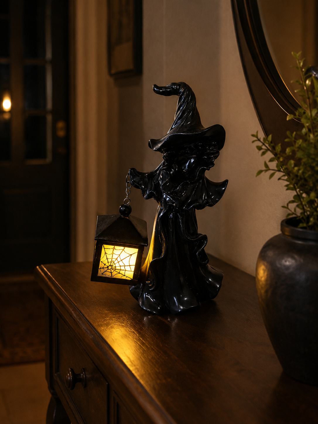Glowing Witch Lantern Decor 🧙‍♀️✨