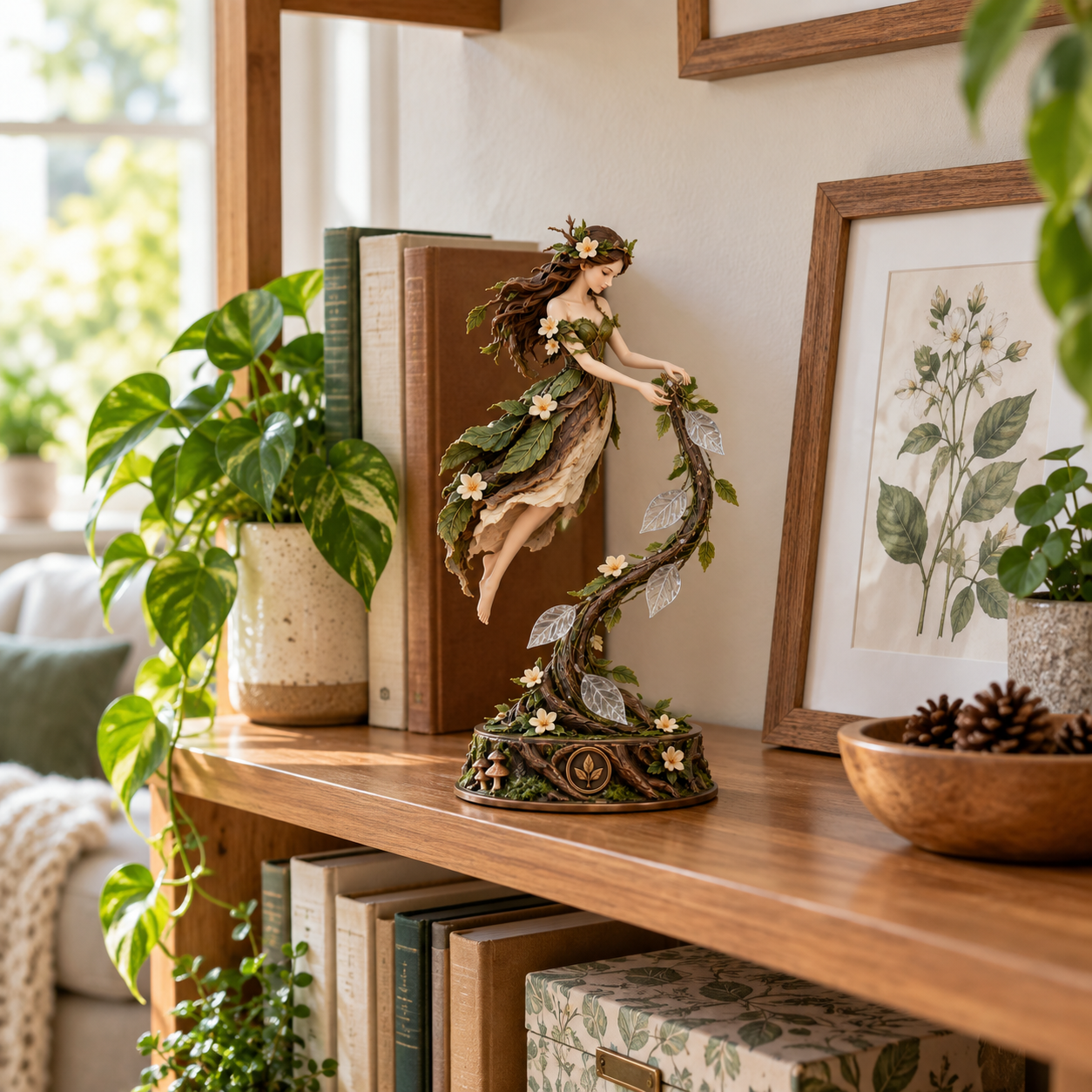 Enchanted Forest Fairy Light Sculpture🌿