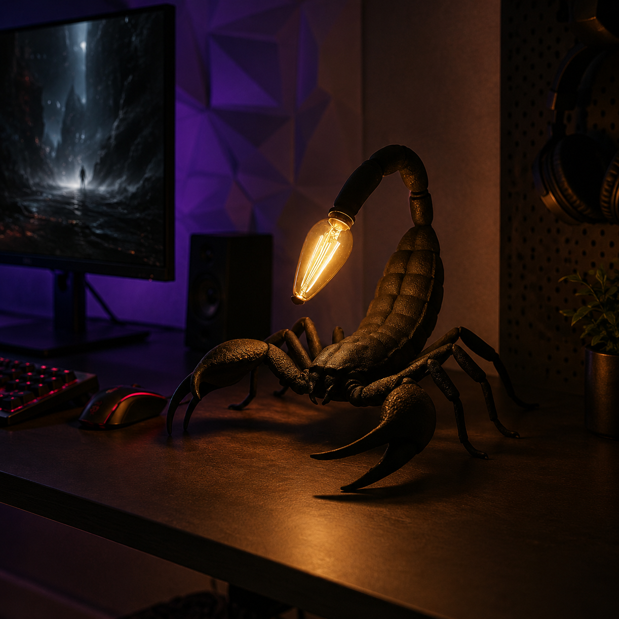 🦂 Scorpion Table Lamp