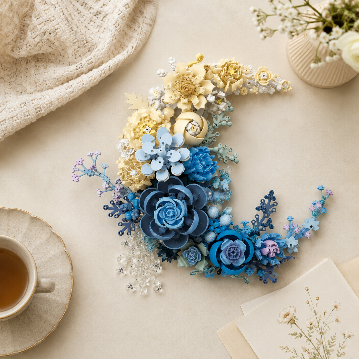 🌙 Moon Flower Building Set