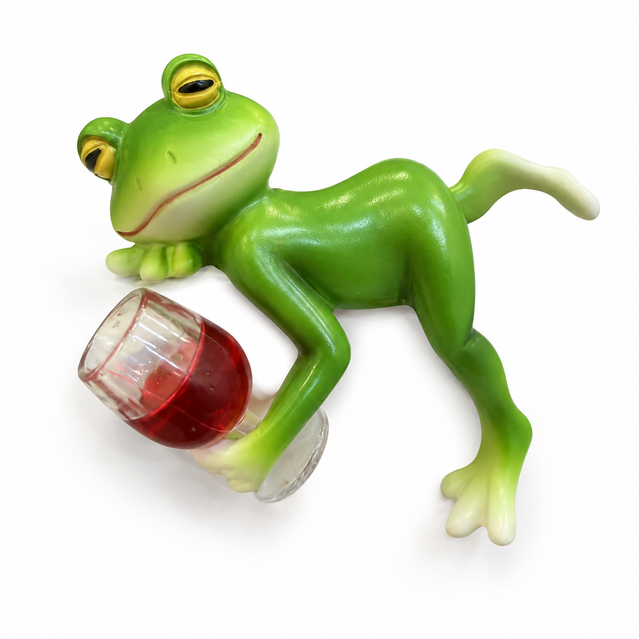 Hanging Frog Planter Ornament – Resin Garden Animal Figurine for Flower Pots and Fish Tanks
