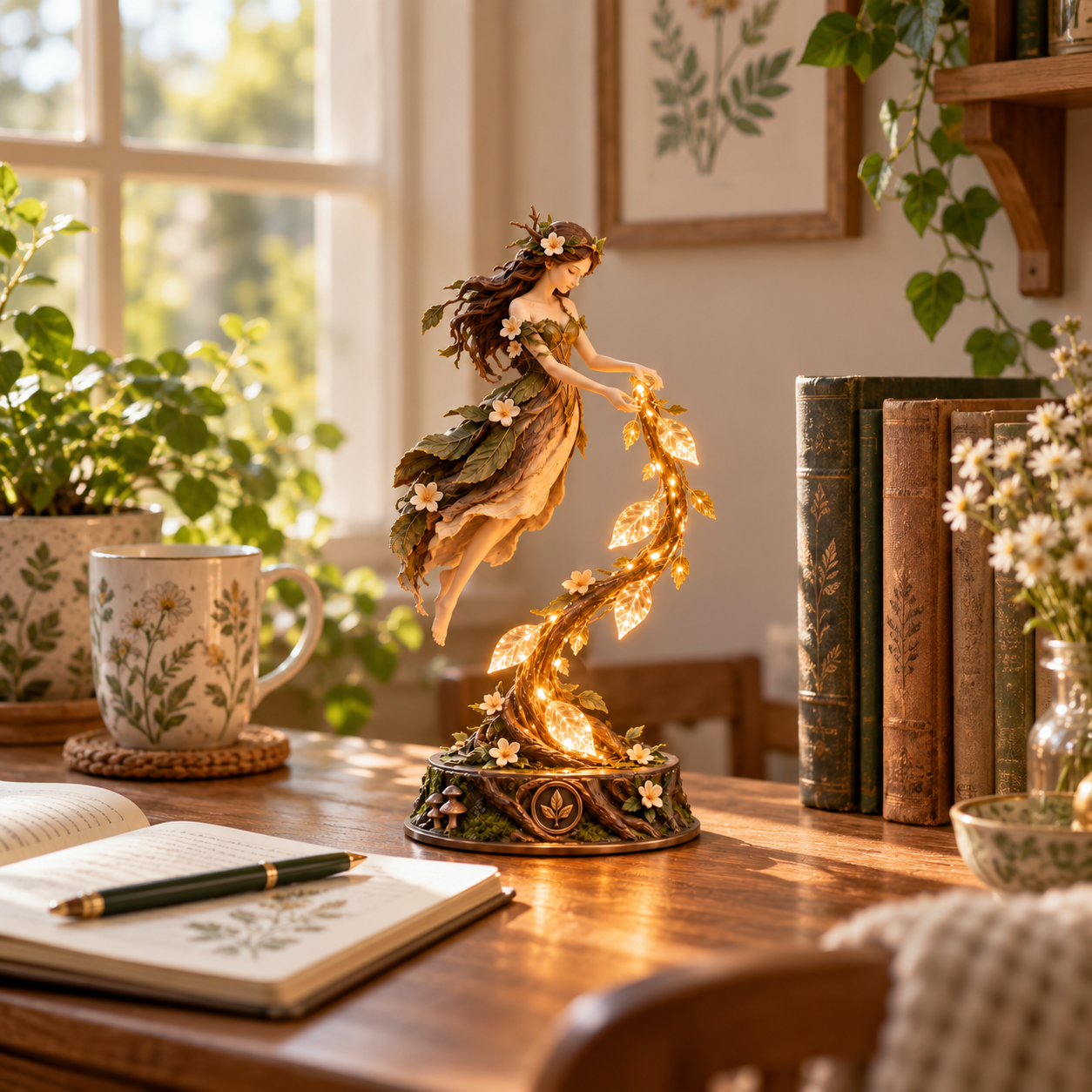 Enchanted Forest Fairy Light Sculpture🌿