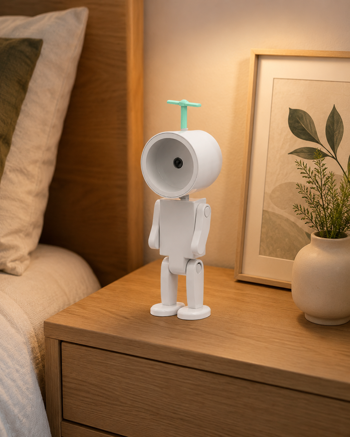 Cute Robot Night Light with Movable Joints 🤖✨