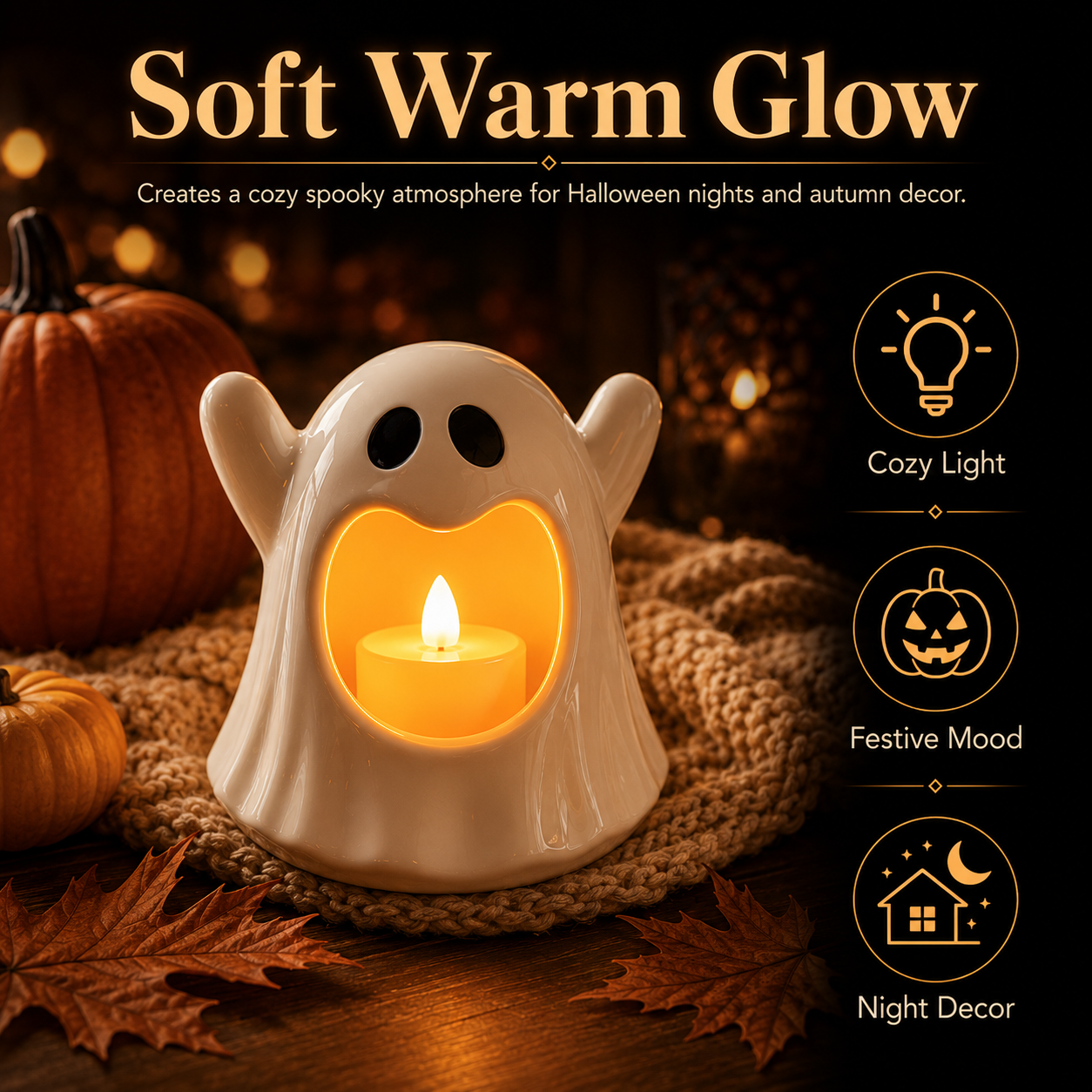 Spooky Ghost Decor 🎃