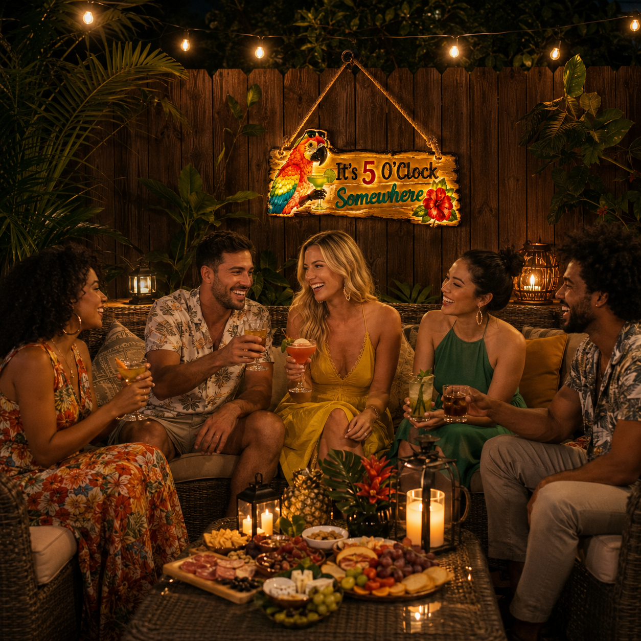 Light Up Your Outdoor Space with Tropical Charm 🦜