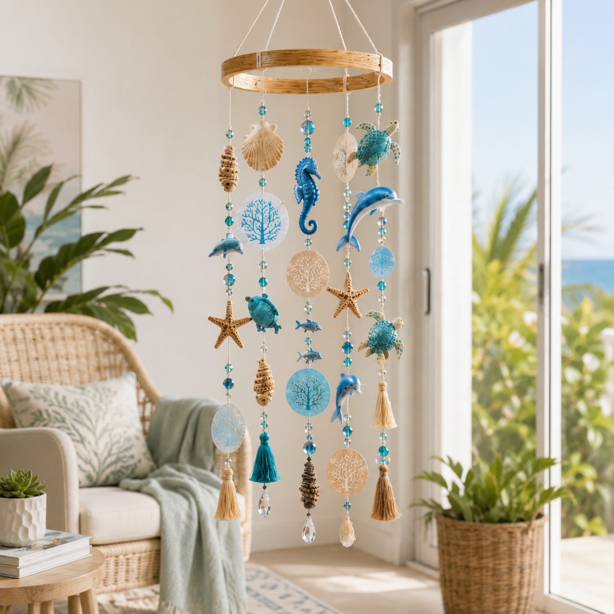 🌊✨ Create your own peaceful ocean corner and let your home shine with coastal charm!