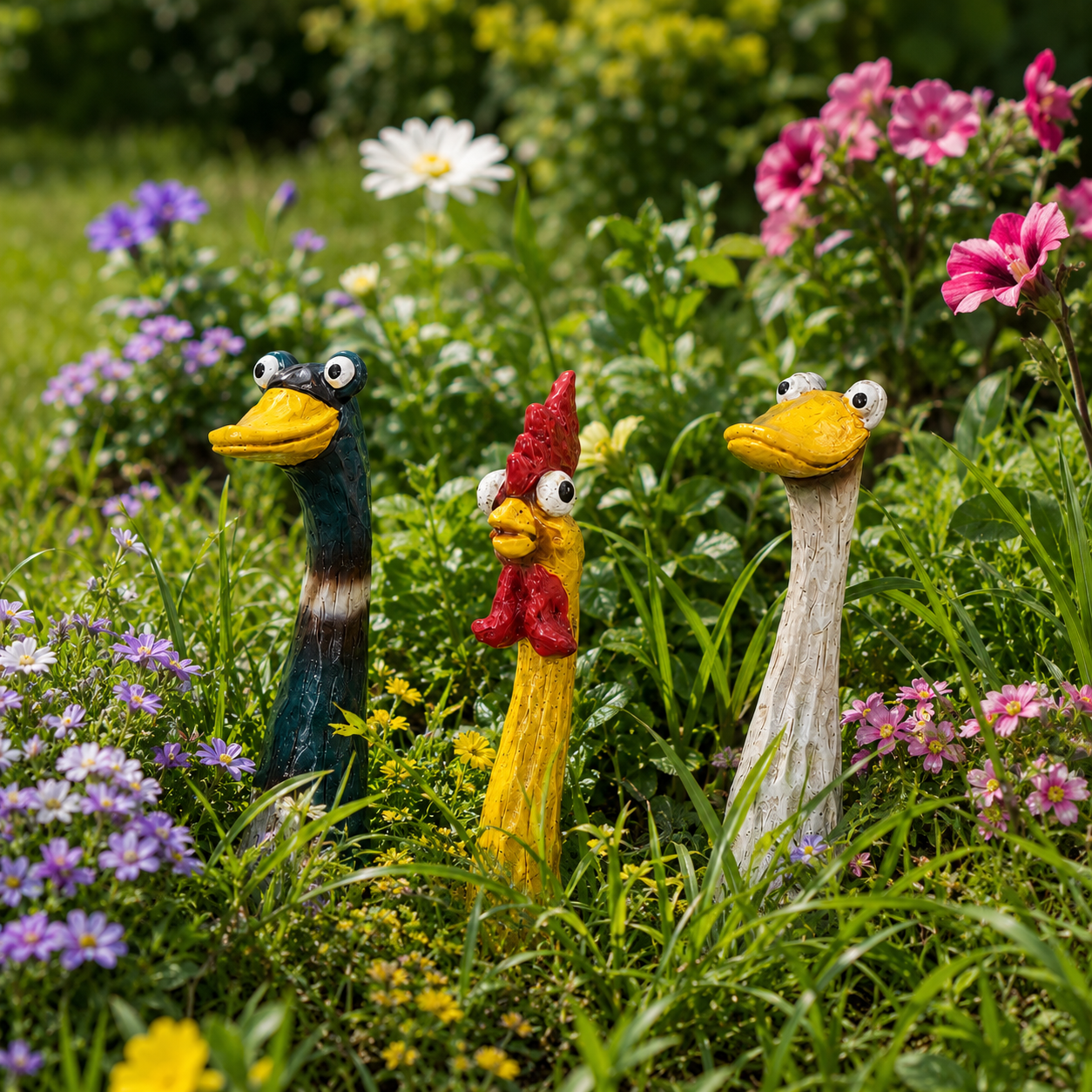 Funny Resin Chicken & Duck Garden Decor Adds Playful Charm to Your Yard 🐔🦆🌿