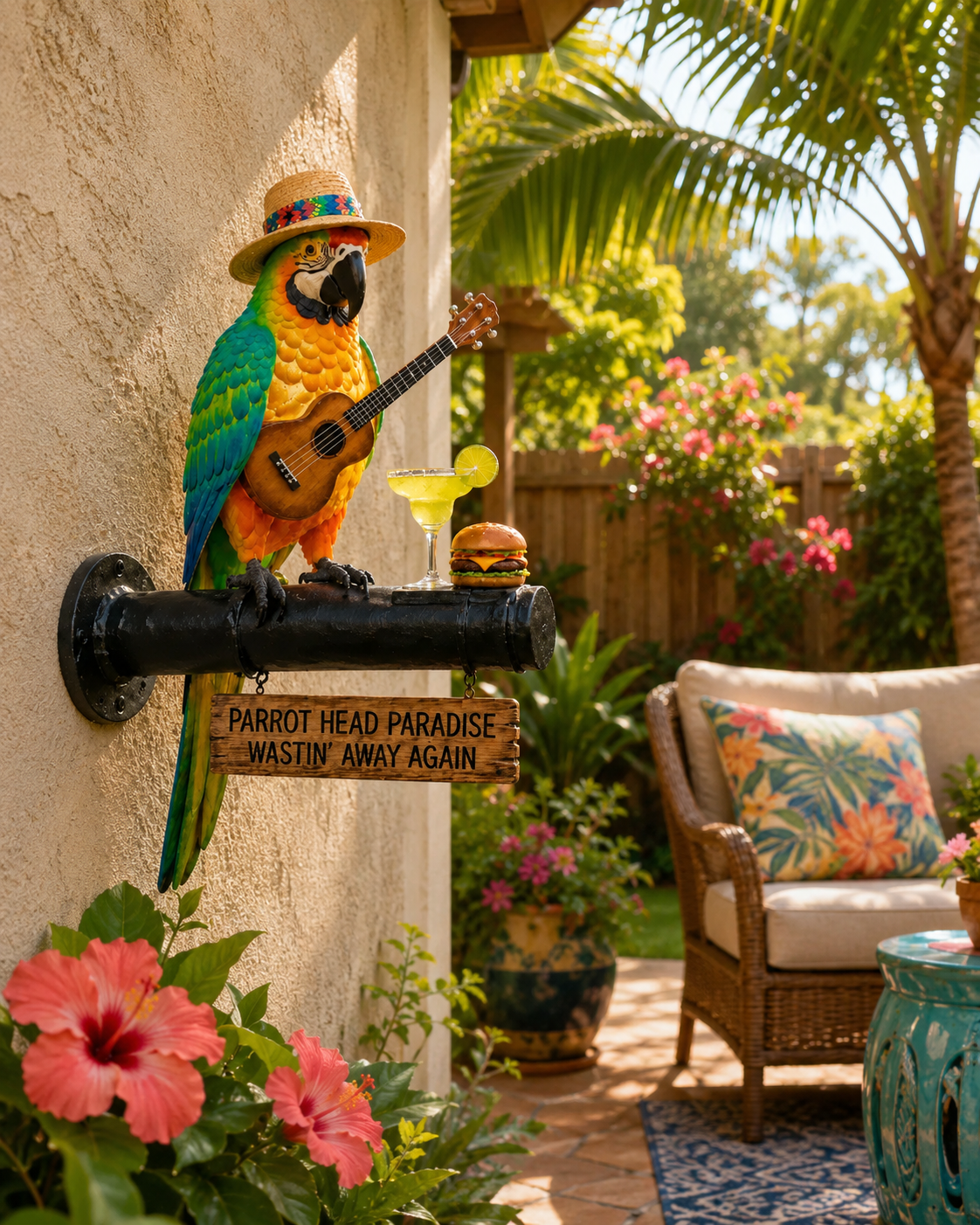 🦜 Tropical Parrot Decor
