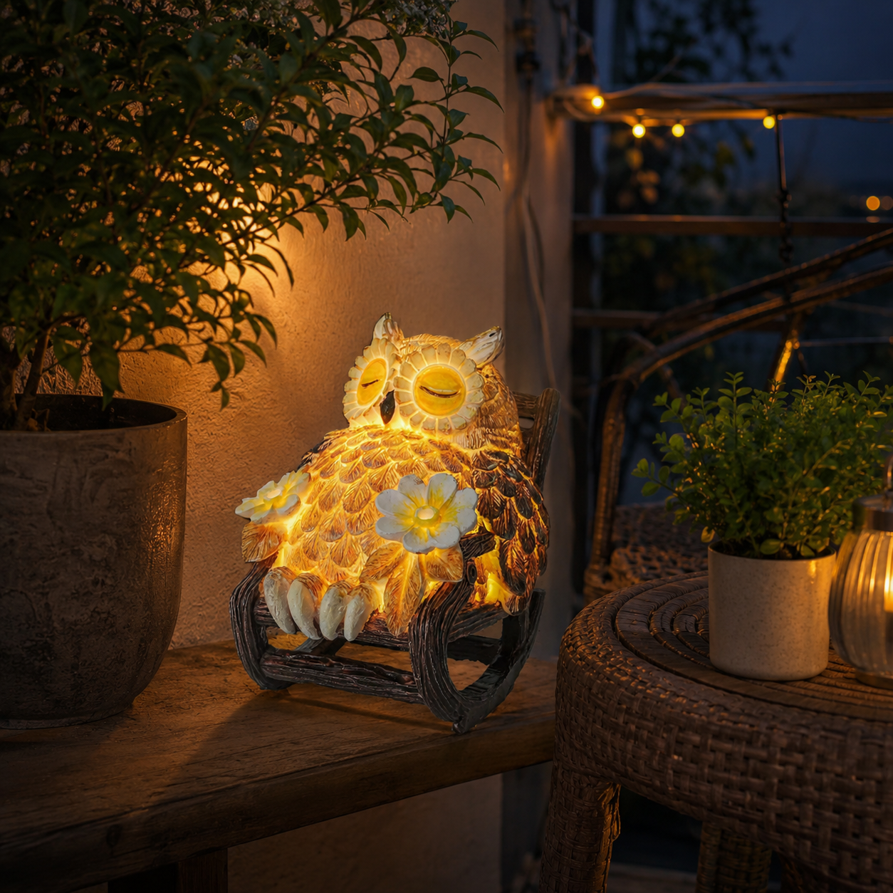 Warm Owl Glow 🦉