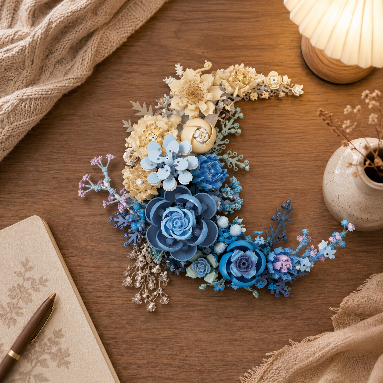 🌙 Moon Flower Building Set