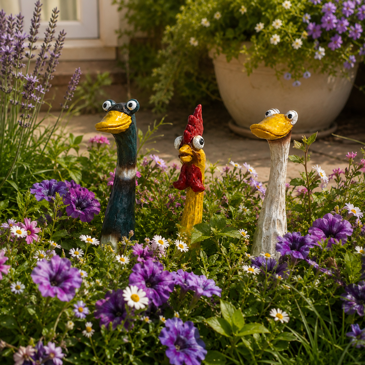 Funny Resin Chicken & Duck Garden Decor Adds Playful Charm to Your Yard 🐔🦆🌿