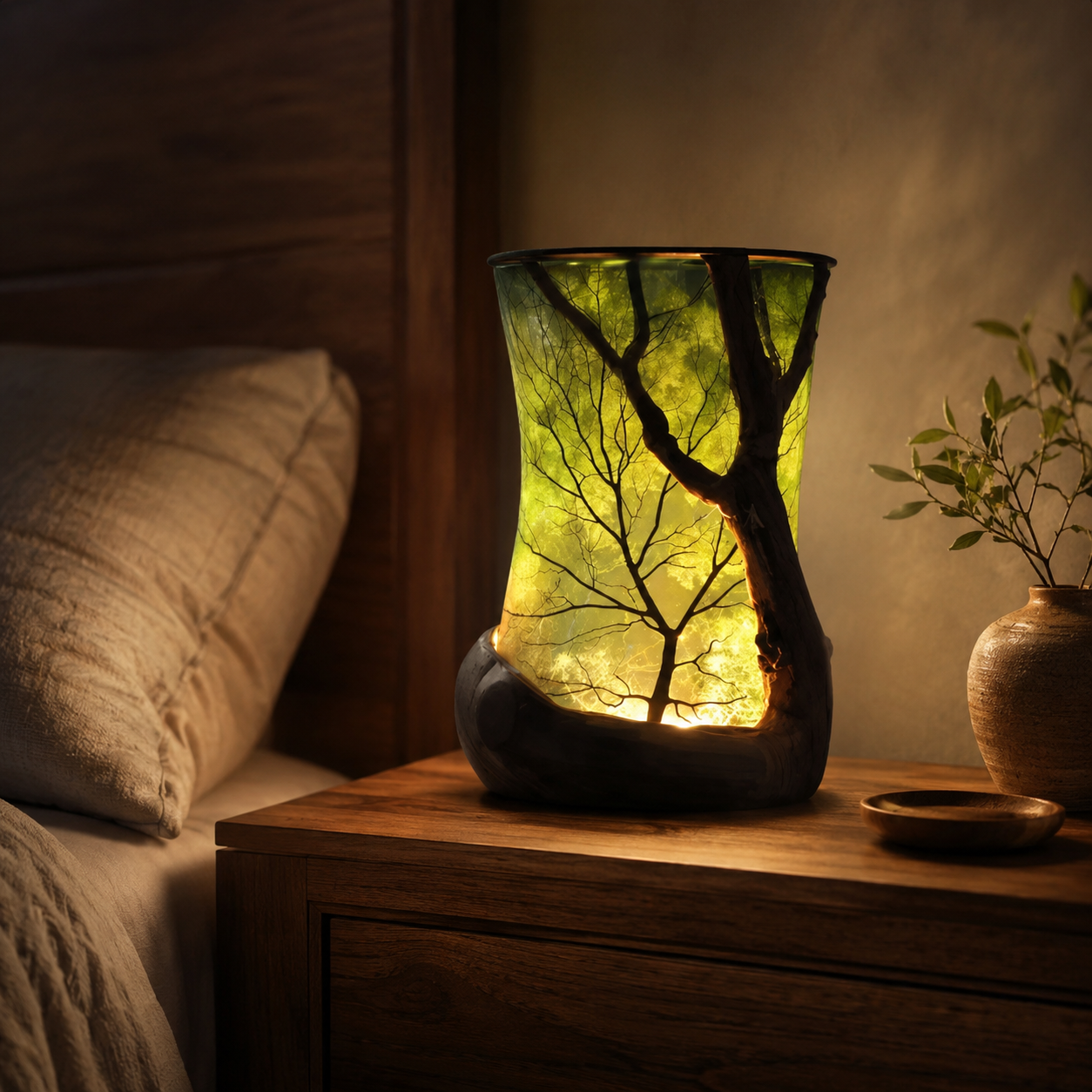 🌲 Cozy Forest Night Light