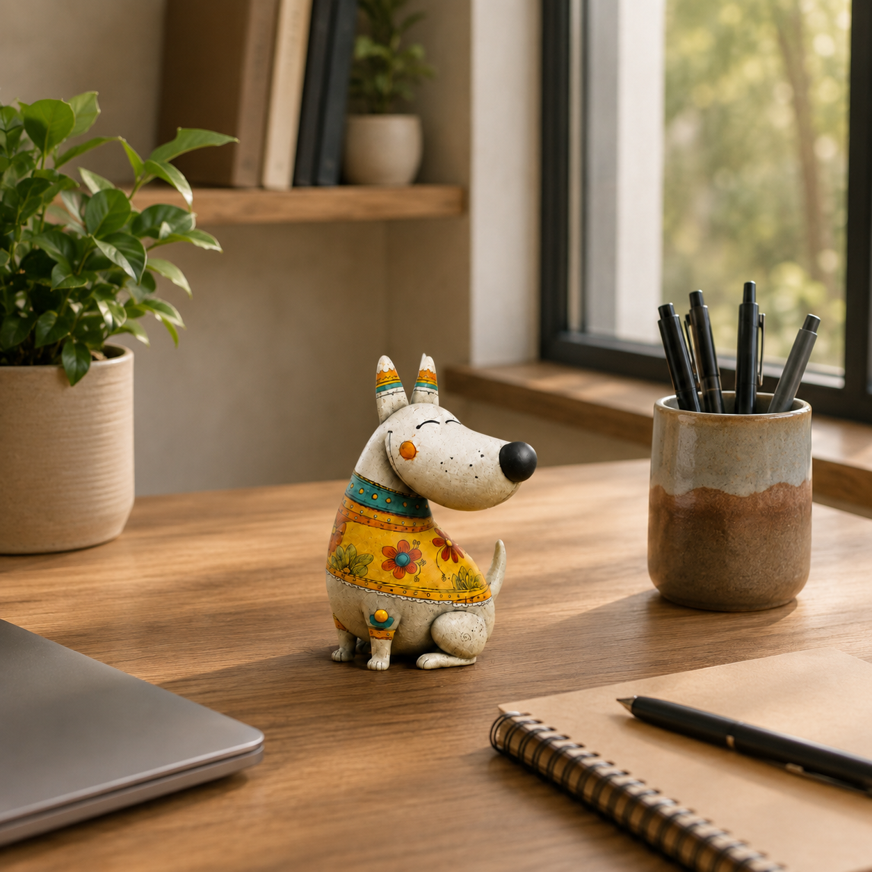 Whimsical Bull Terrier Figurine
