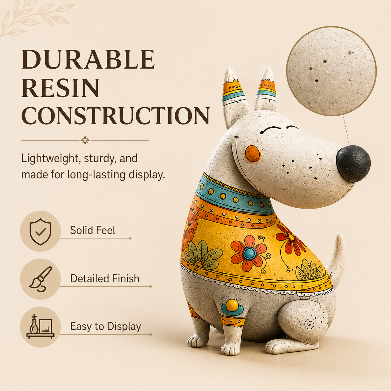 Whimsical Bull Terrier Figurine