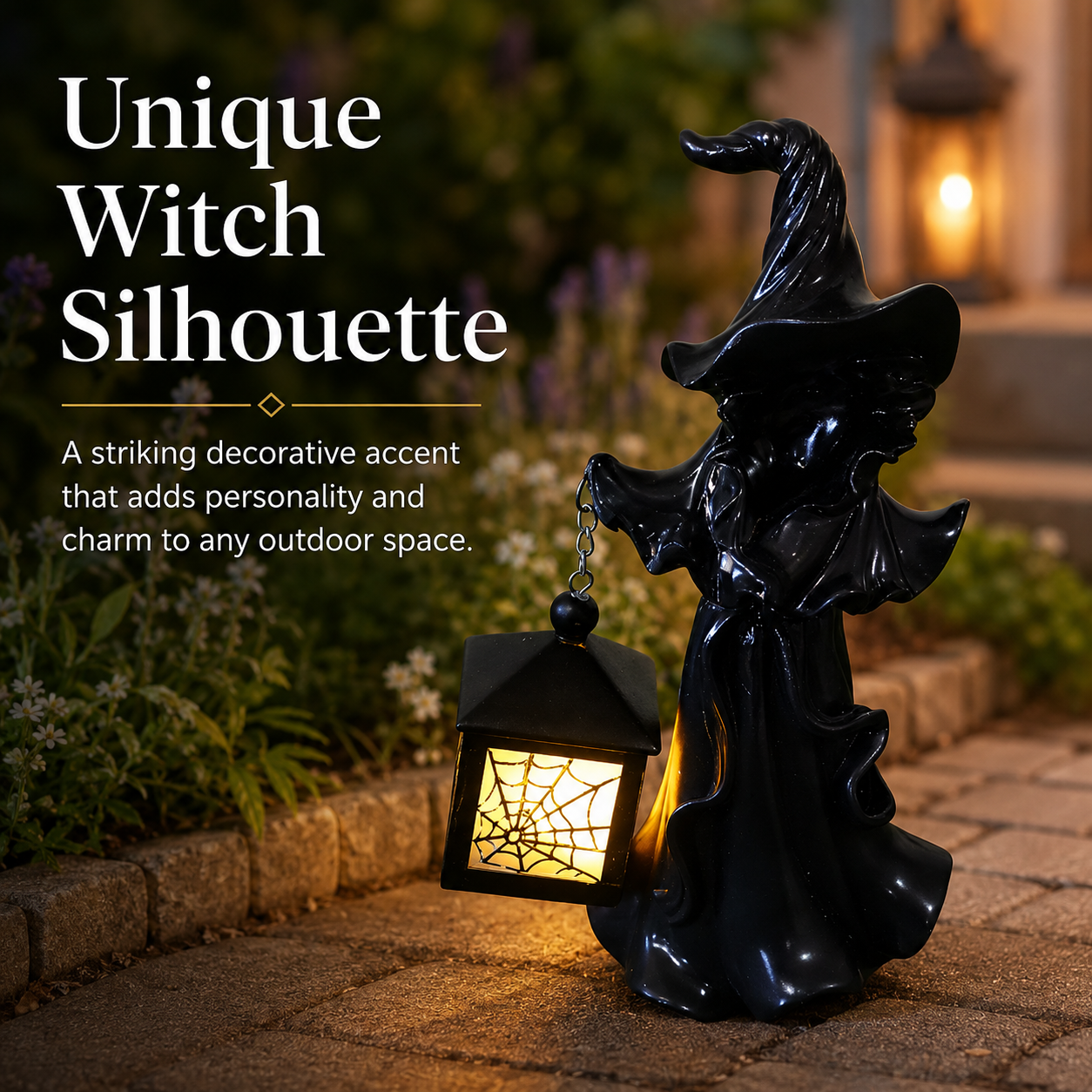 Glowing Witch Lantern Decor 🧙‍♀️✨