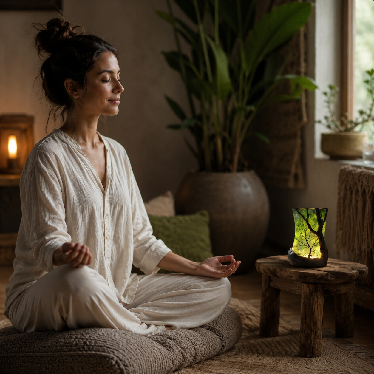 🌲 Cozy Forest Night Light