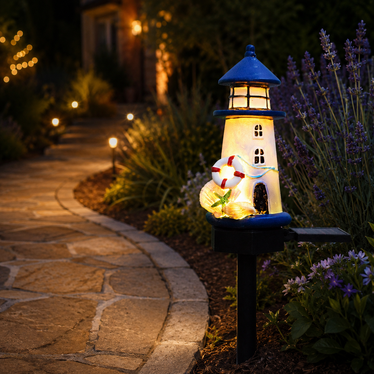 🌊 Solar Lighthouse Garden Lights for Outdoor Decor ✨