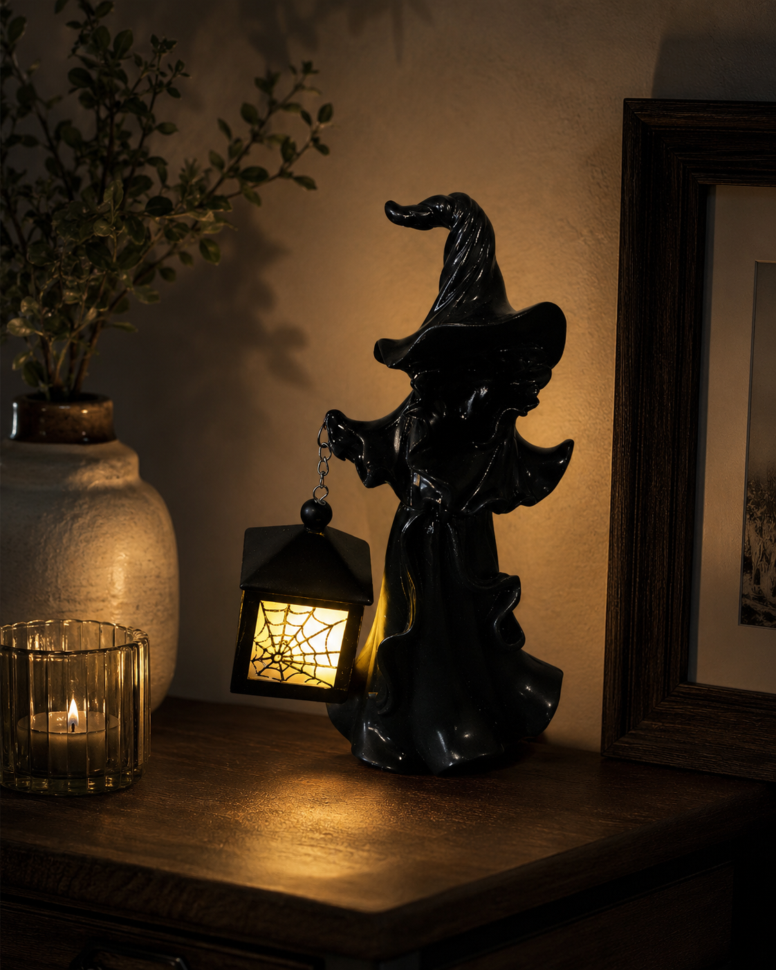 Glowing Witch Lantern Decor 🧙‍♀️✨