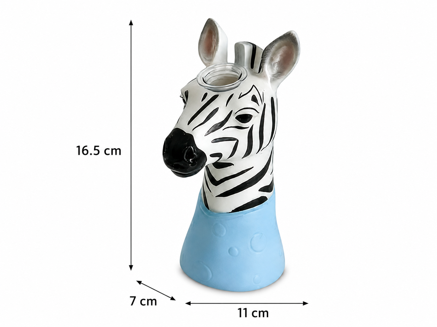 Cute Giraffe & Zebra Planter Vase