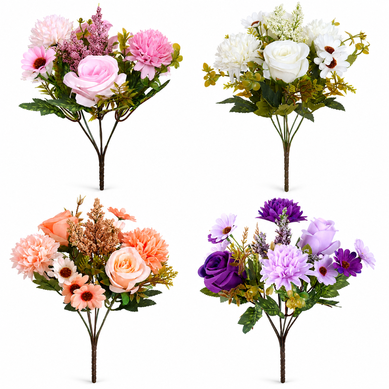 🌼 Realistic Faux Flower Arrangement