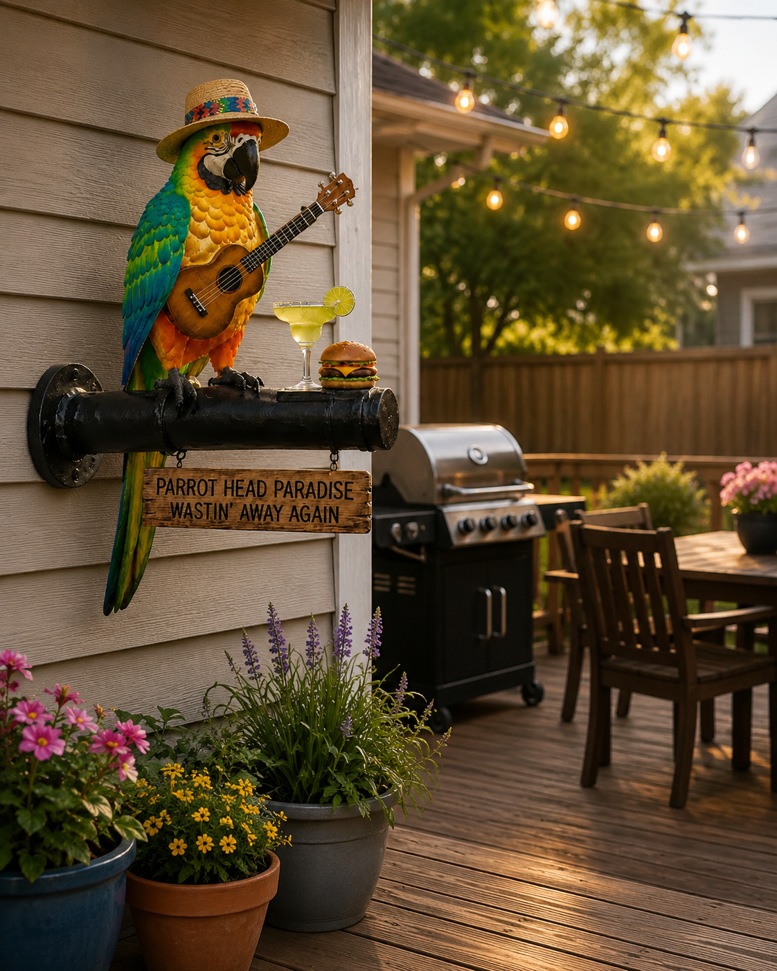 🦜 Tropical Parrot Decor