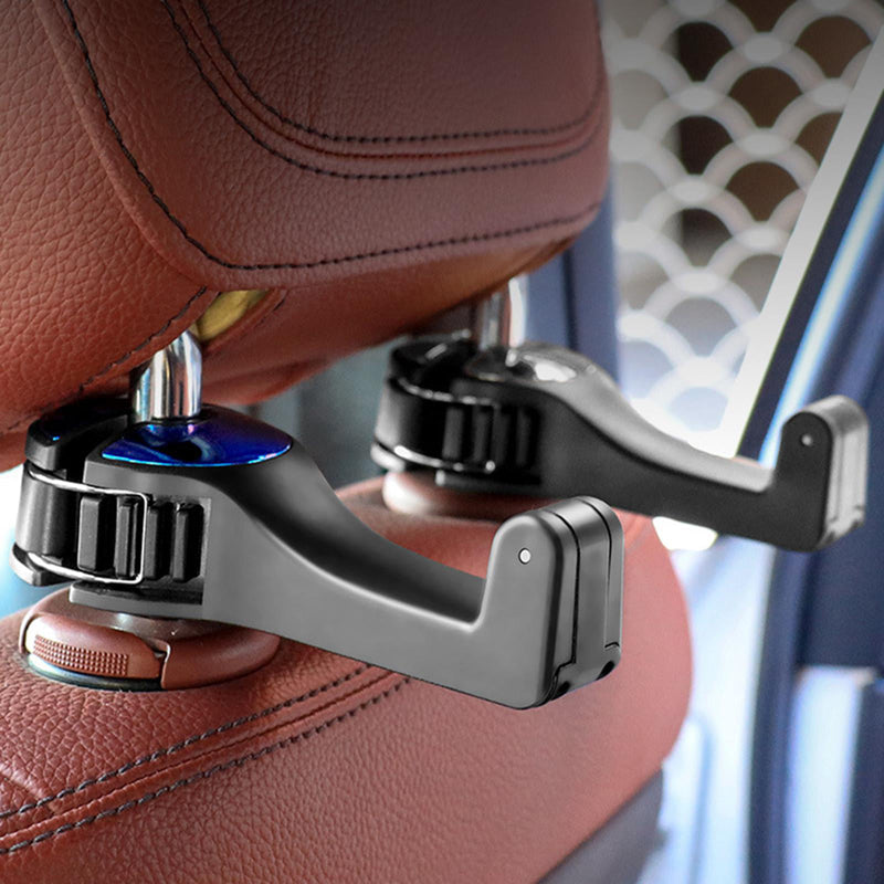 2-in-1 Car Headrest Hook with Phone Holder
