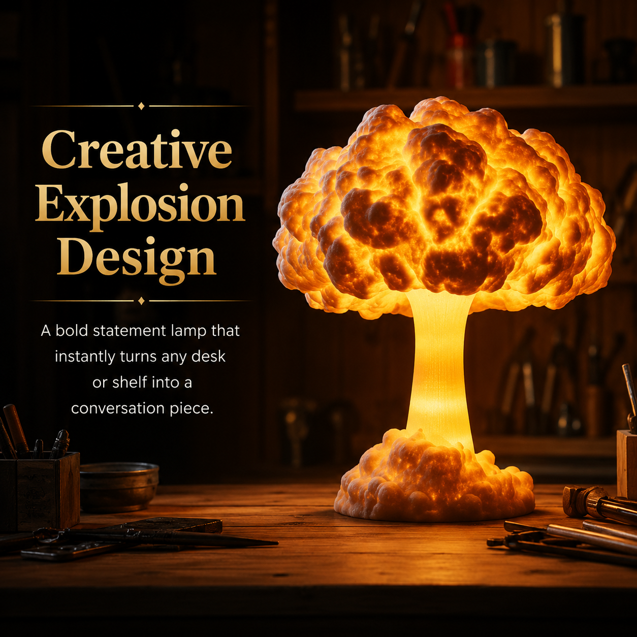 Mushroom Cloud Lamp 💥