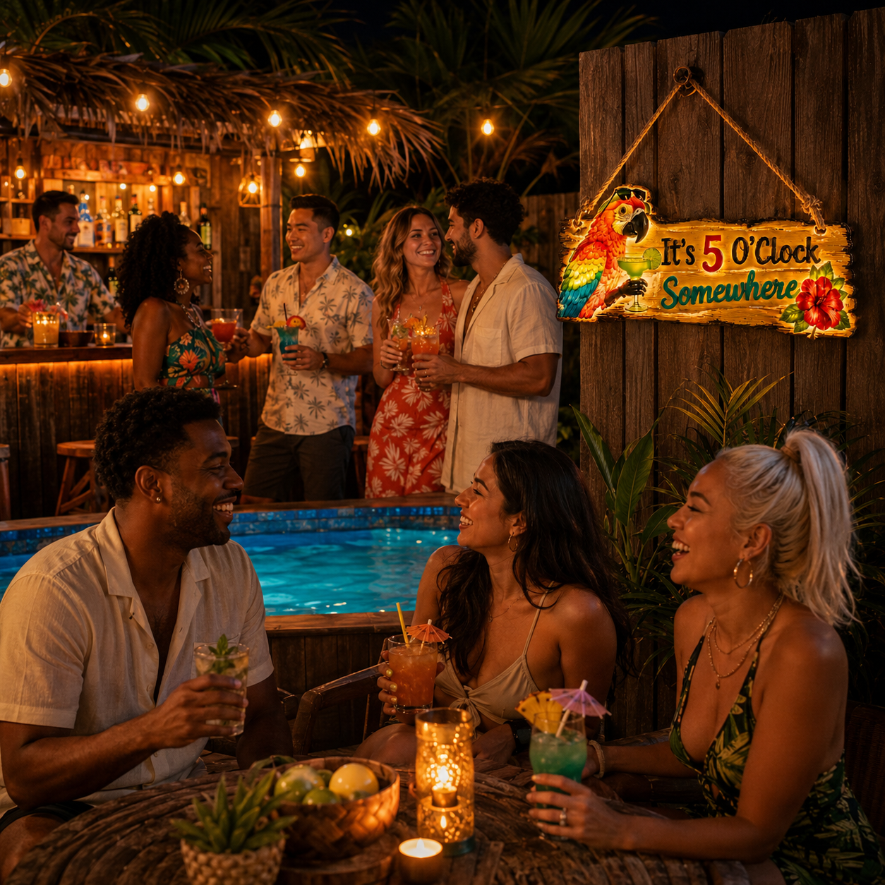 Light Up Your Outdoor Space with Tropical Charm 🦜