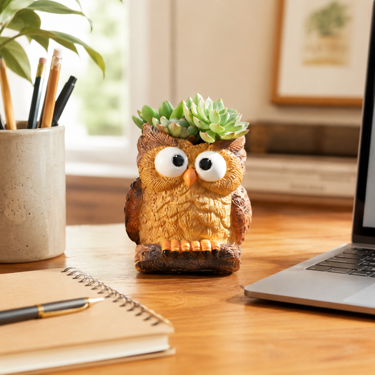 🦉 Owl Succulent Planters