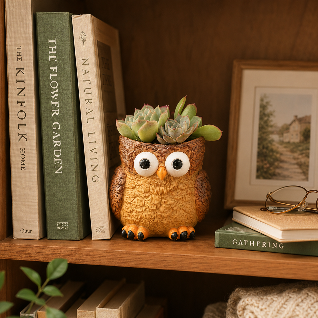 🦉 Owl Succulent Planters