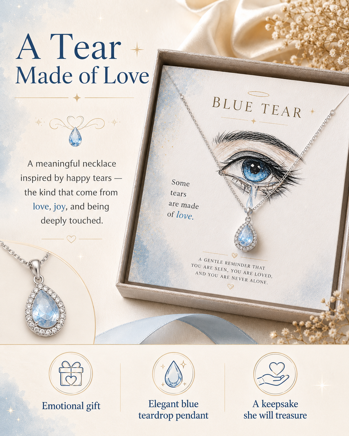 💙 A Tear Made of Love