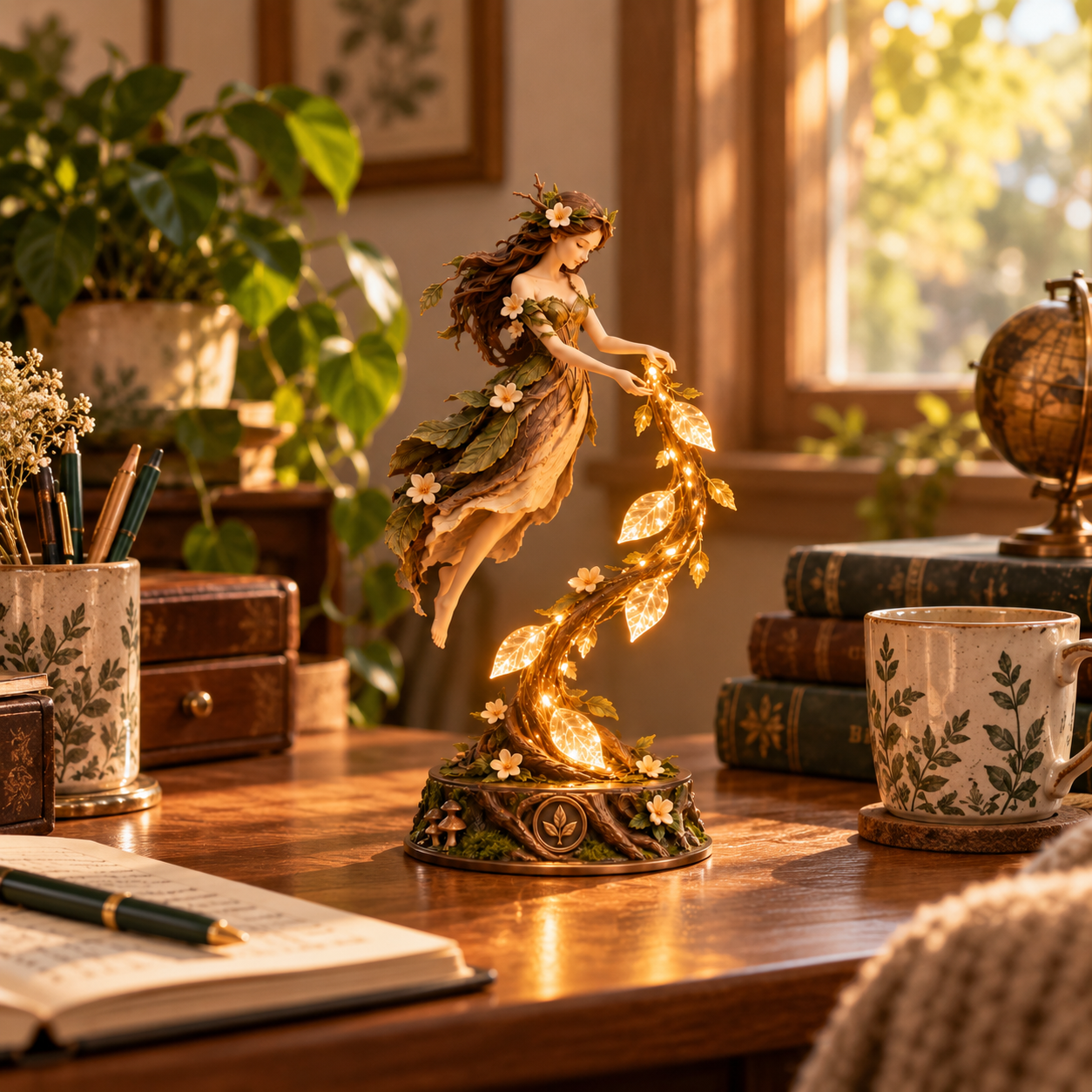 Enchanted Forest Fairy Light Sculpture🌿
