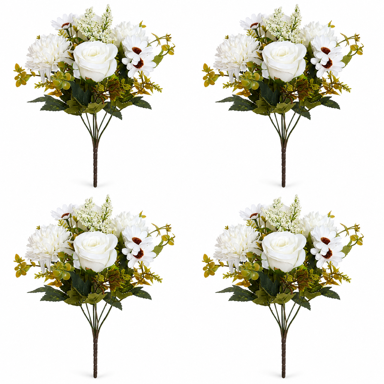 🌼 Realistic Faux Flower Arrangement