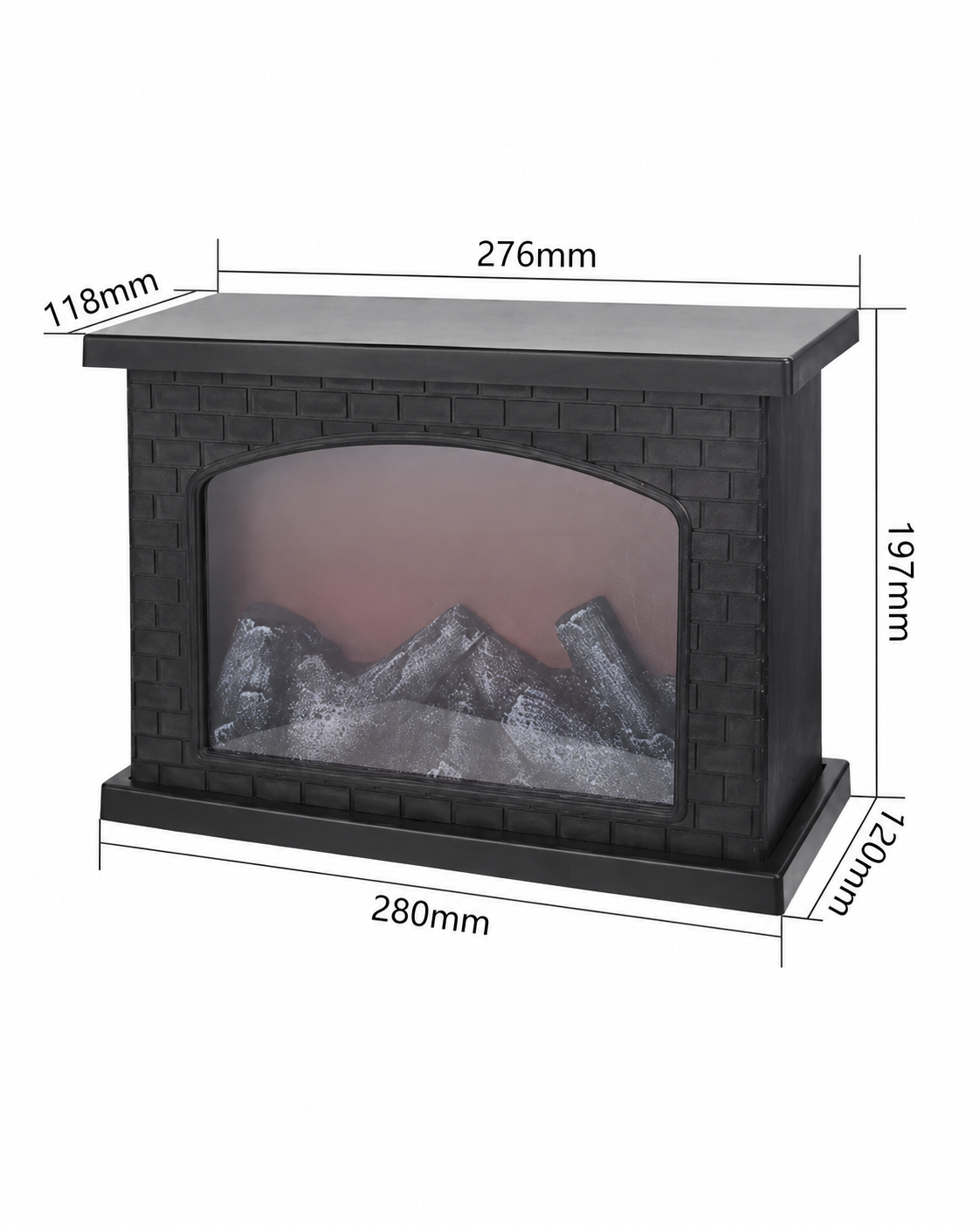 LED Realistic Flame Desk / Portable Decorative Lamp